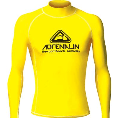Adrenalin MULTI-ITEM 4221357 ~ RASHVEST MENS HI-VIZ YELLOW New zealand nz vaughan